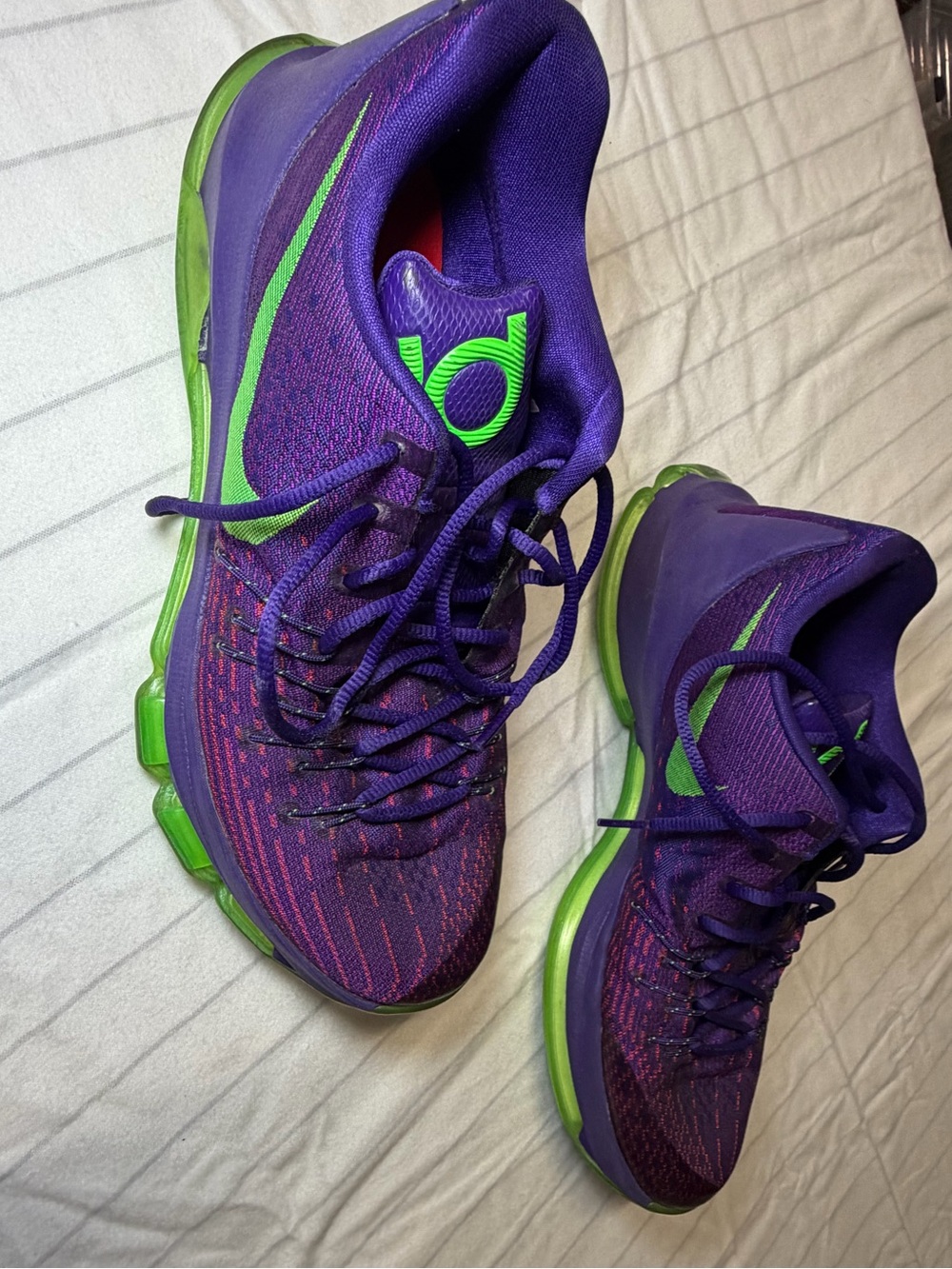 Size 11 - Nike KD 8 Suit 2015 Purple Green